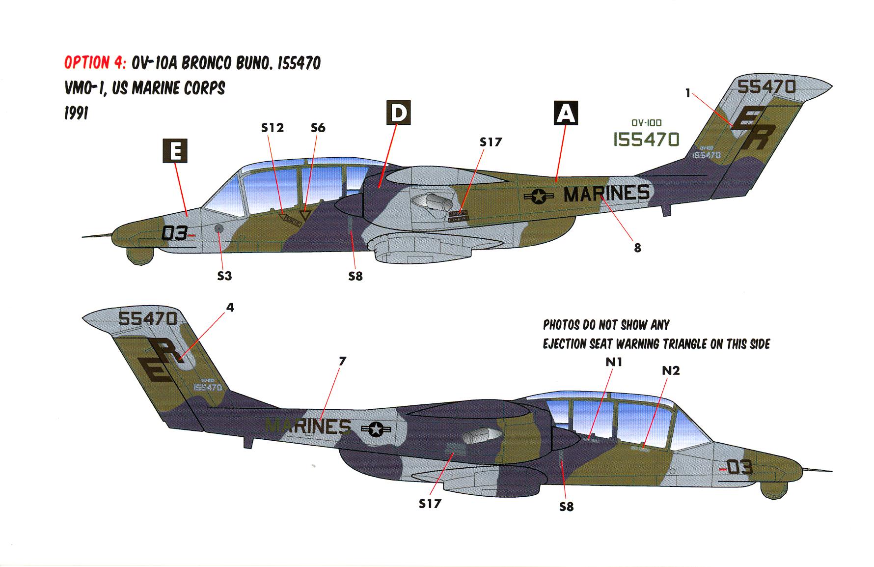 Caracal Decals 1/32 NORTH AMERICAN ROCKWELL OV-10D BRONCO | eBay