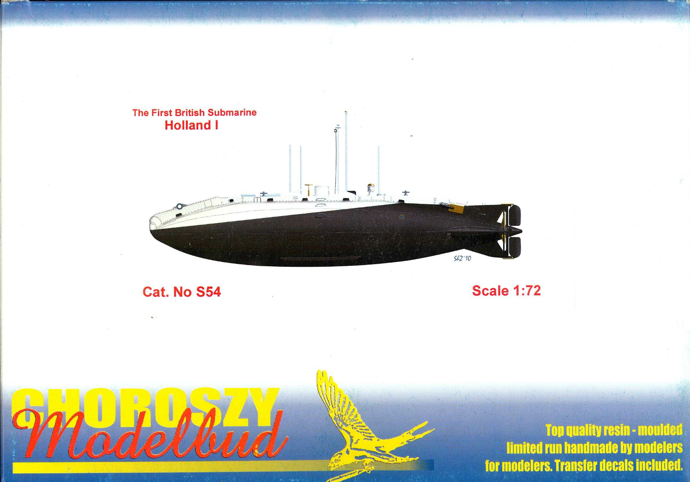 Choroszy Models 1/72 HOLLAND I First British Submarine eBay