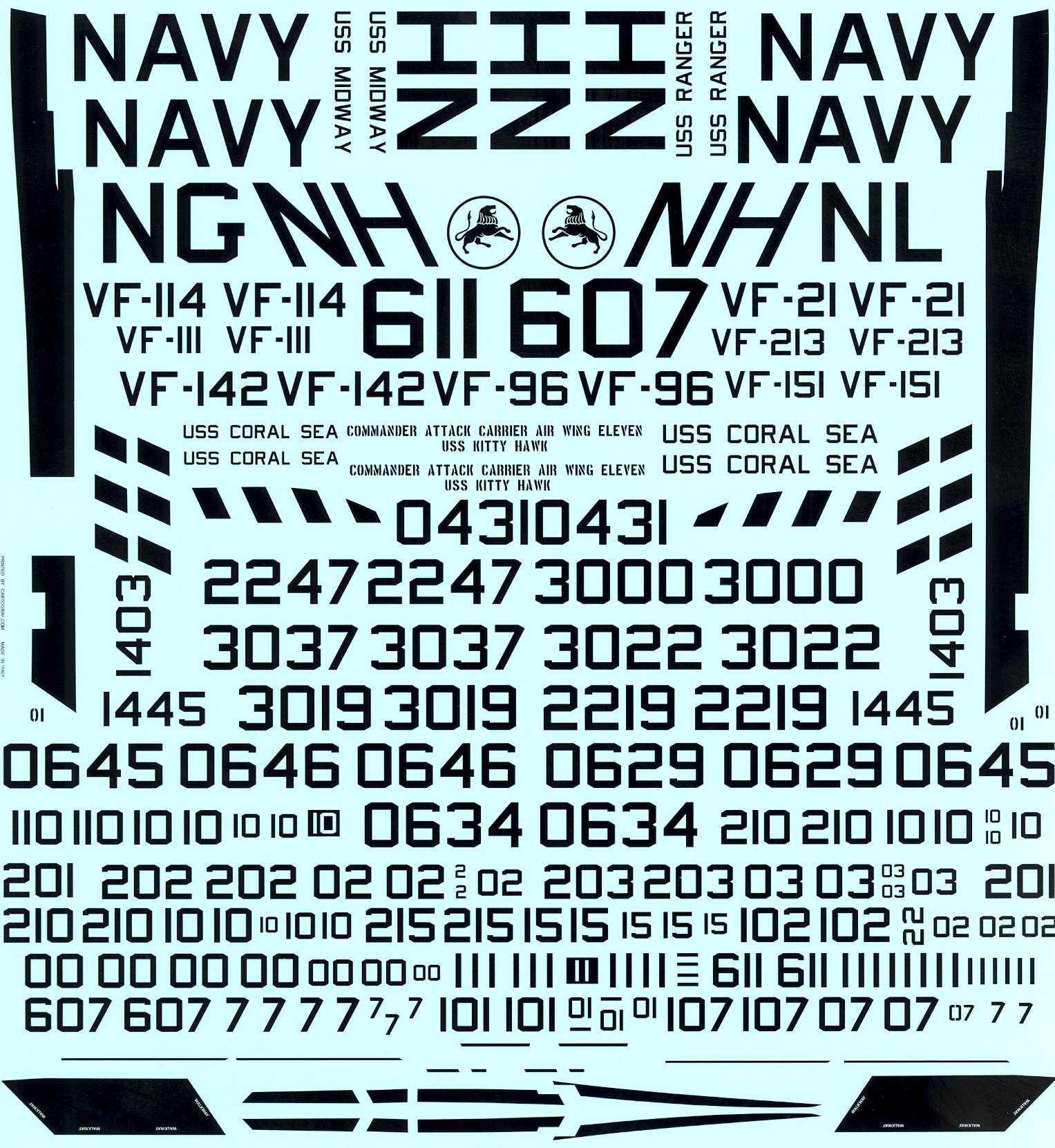 Furball Decals 1/48 BRAVO MiG KILLERS F4B PHANTOM II Fighters in