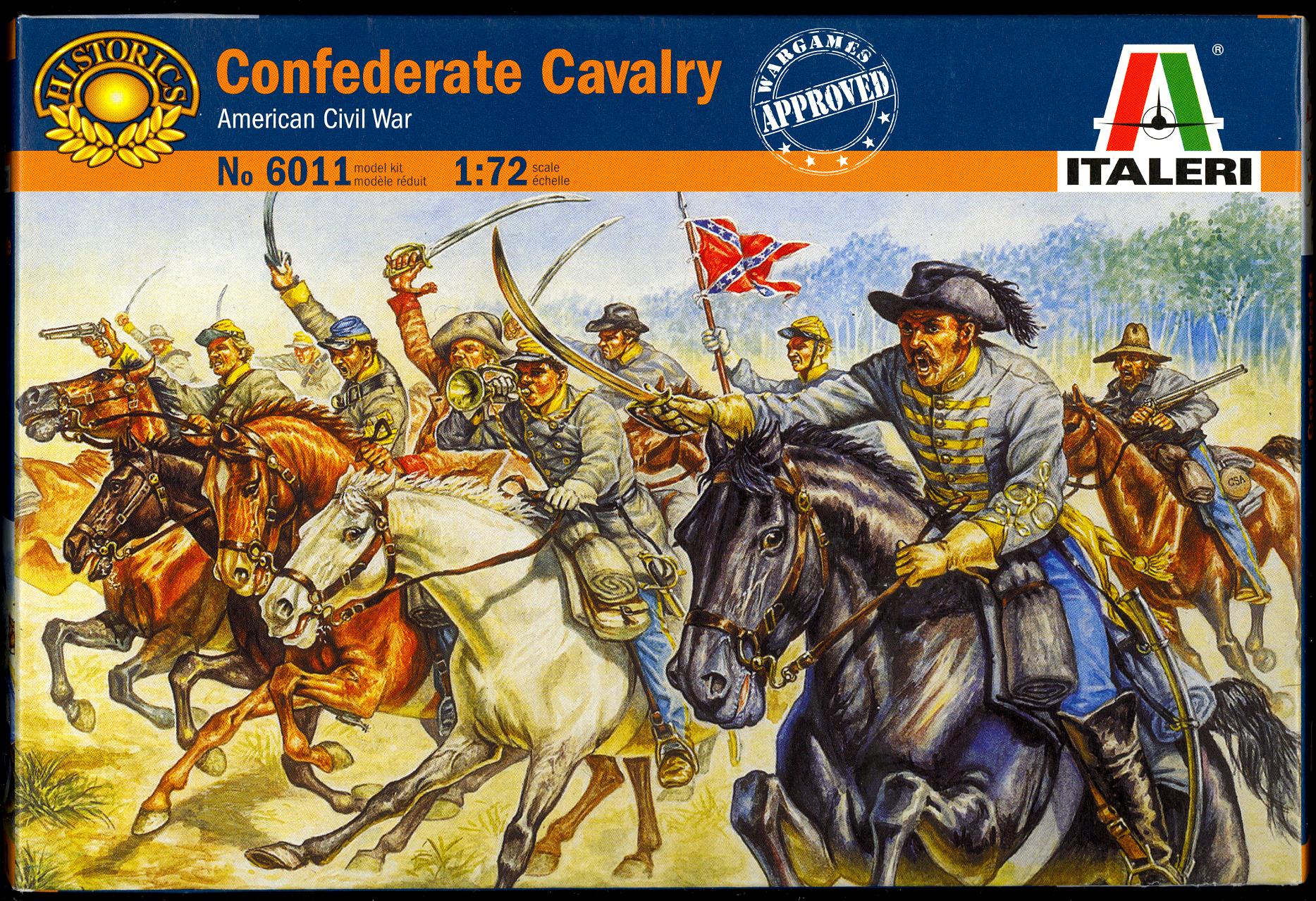 Italeri Models 1/72 CONFEDERATE CAVALRY American Civil War Figure Set eBay