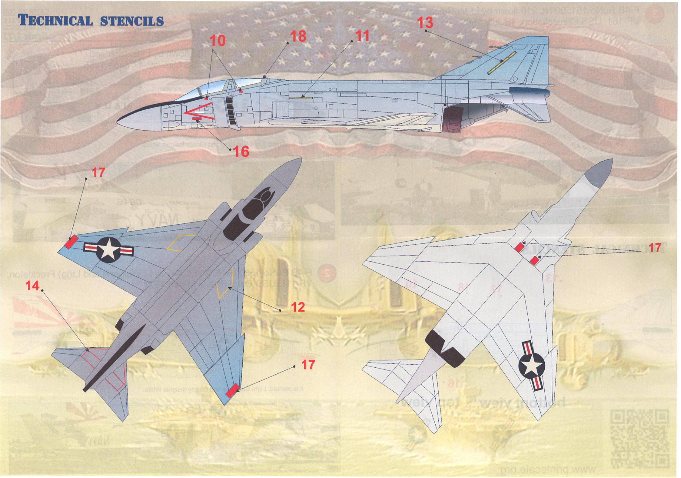 Print Scale Decals 1/72 U.S. NAVY F4 PHANTOM II MIG KILLERS of the