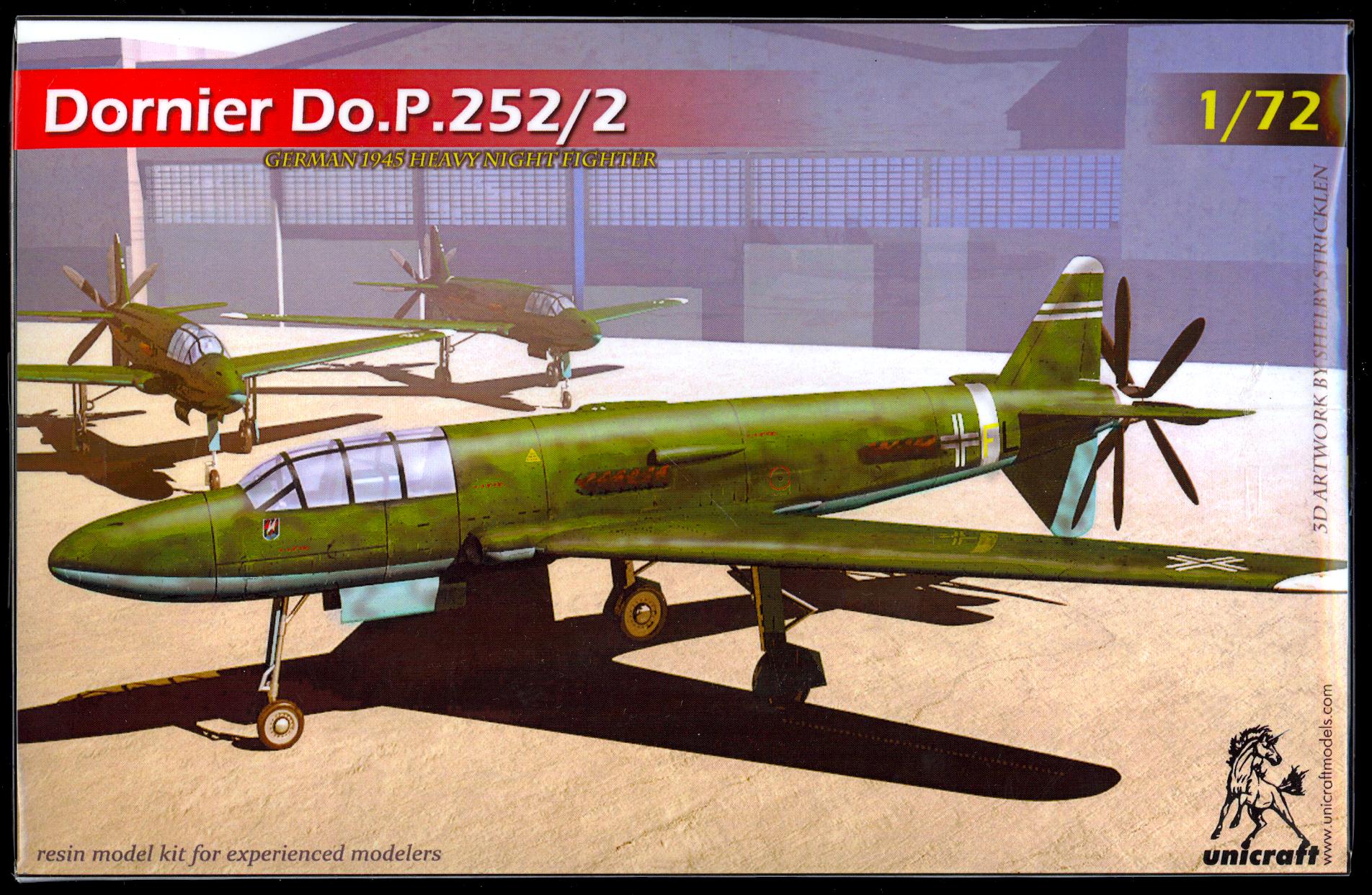Unicraft Models 1/72 DORNIER Do.P.252/2 German Night Fighter Project