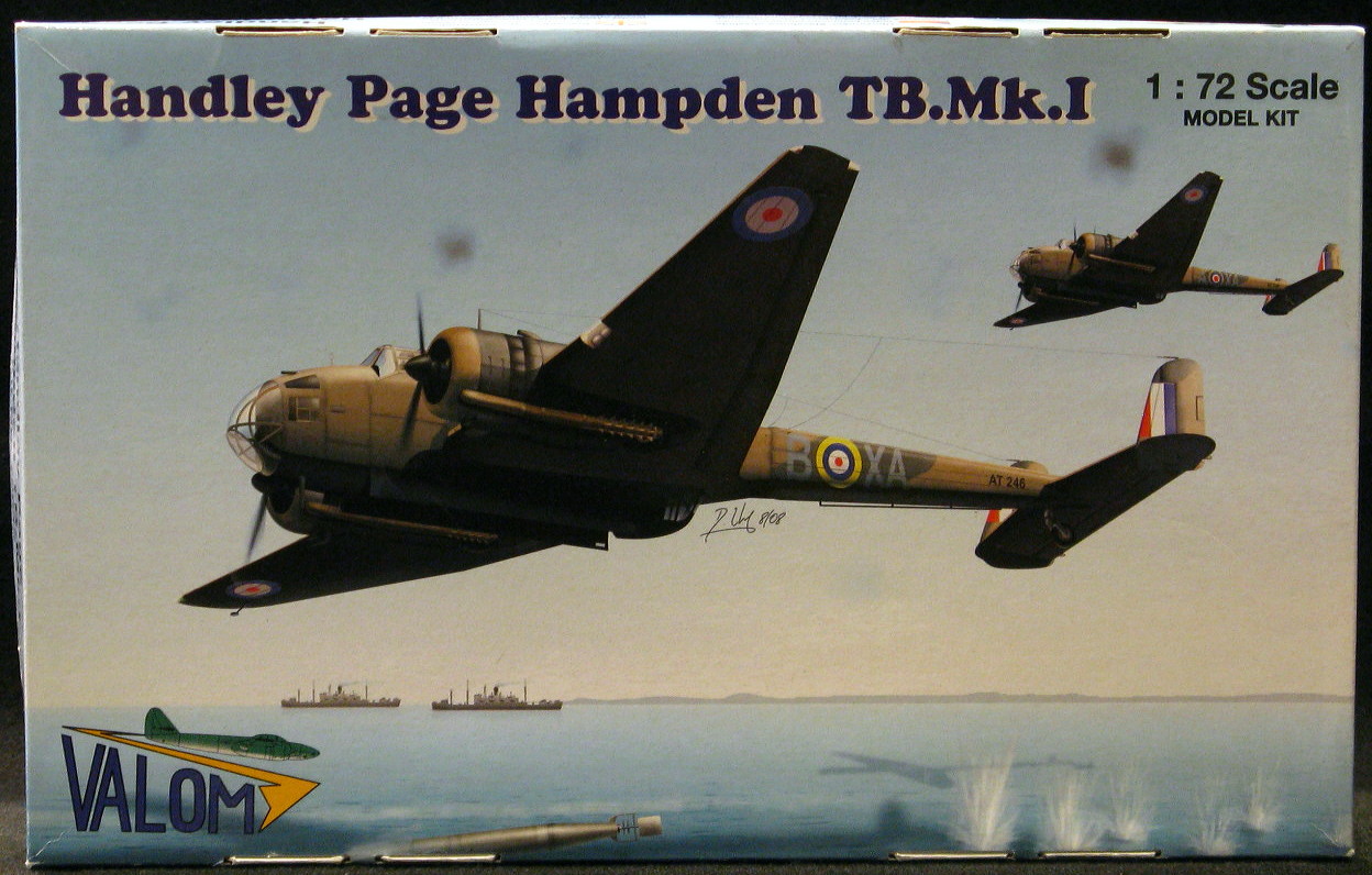 Valom Models 1/72 HANDLEY PAGE HAMPDEN TB.Mk.I British Torpedo Bomber ...