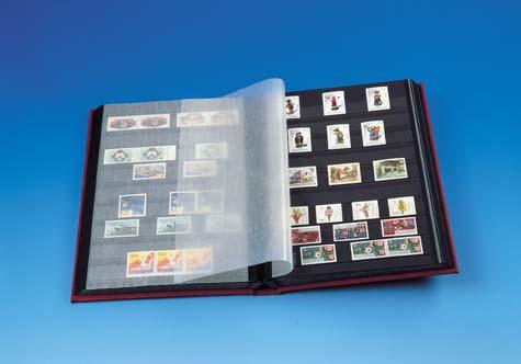 Stamp Stockbooks Lot of 6 Lighthouse 32 Black Pages