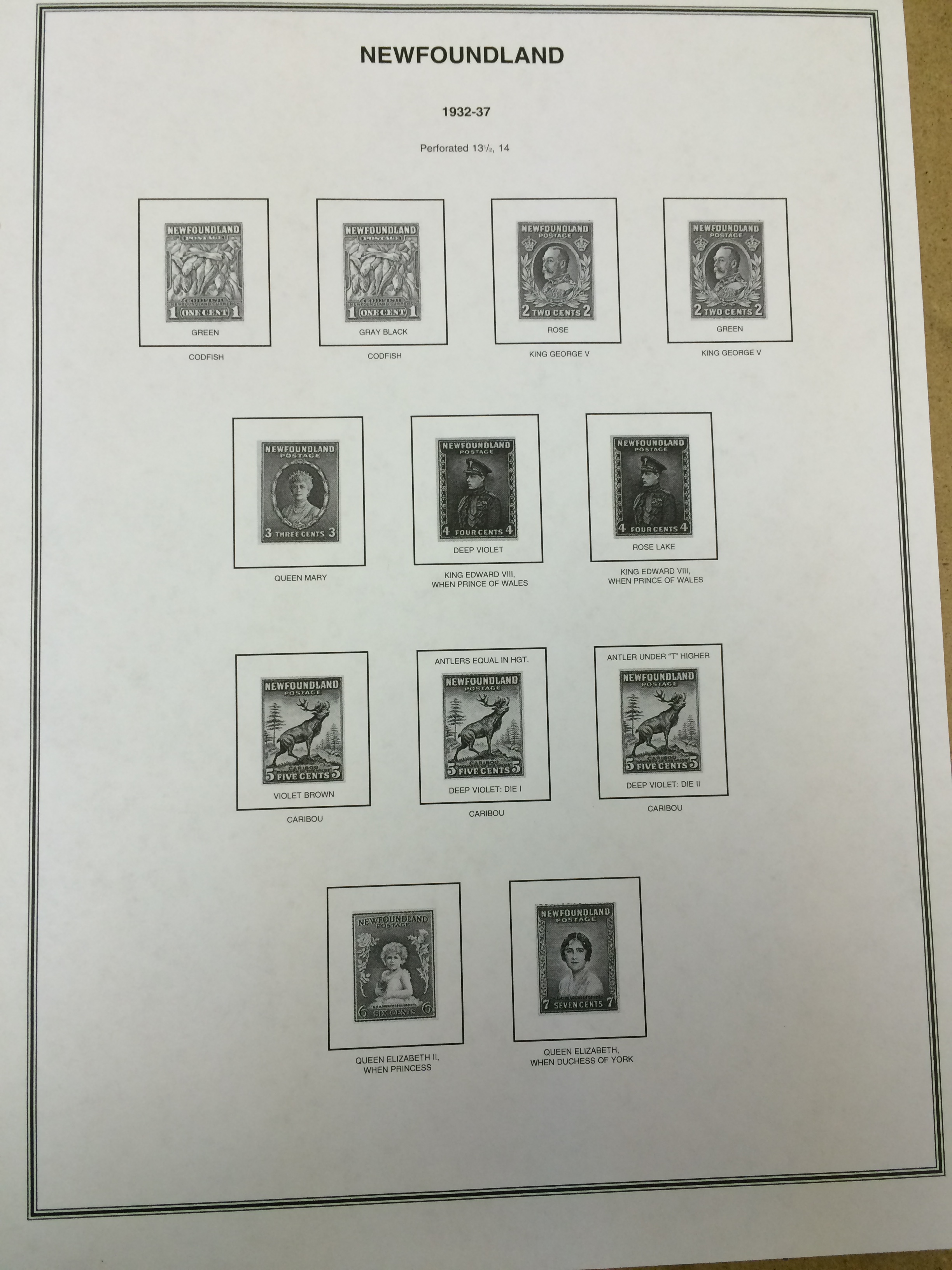 HARRIS NEWFOUNDLAND STAMP ALBUM PAGES + Bonus eBay