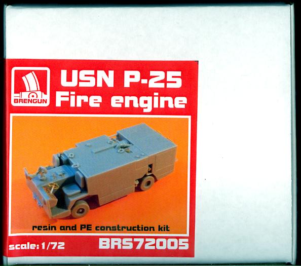 Brengun Models 1/144 U.S NAVY P-25 FIRE ENGINE Resin & Photo Etch Model