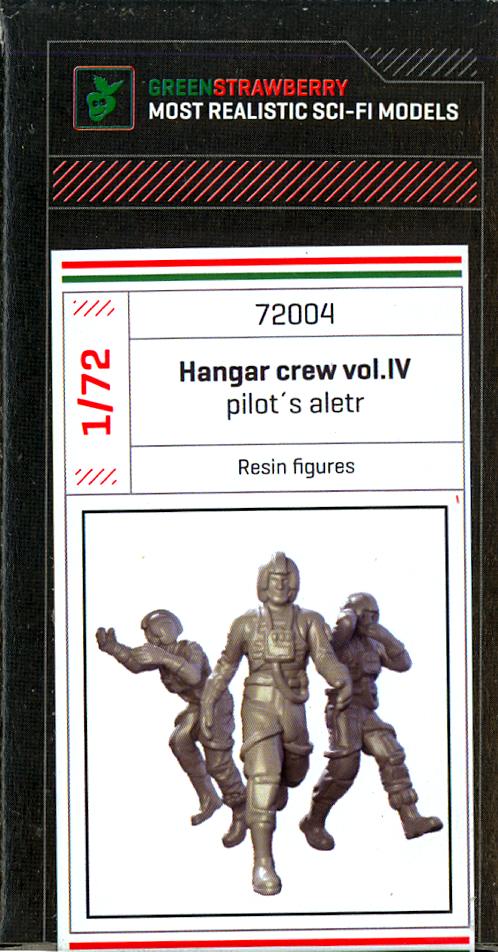 Green Strawberry Models 1/72 HANGER CREW A-WING & Y-WING PILOTS Resin Figures 