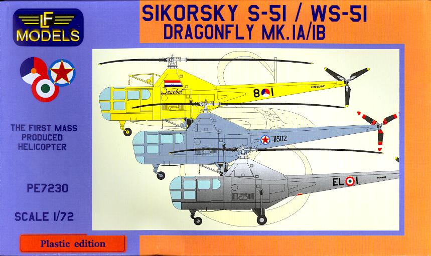 Helicóptero LF Models 1/72 SIKORSKY S-51 WS-51 DRAGONFLY Mk.IA/IB - Imagen 1 de 6