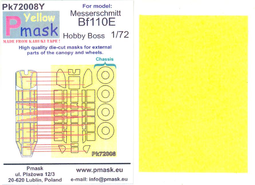 Model Maker 1//72 MESSERSCHMITT Bf-109G Kabuki Tape Paint Mask Set Tamiya Kit