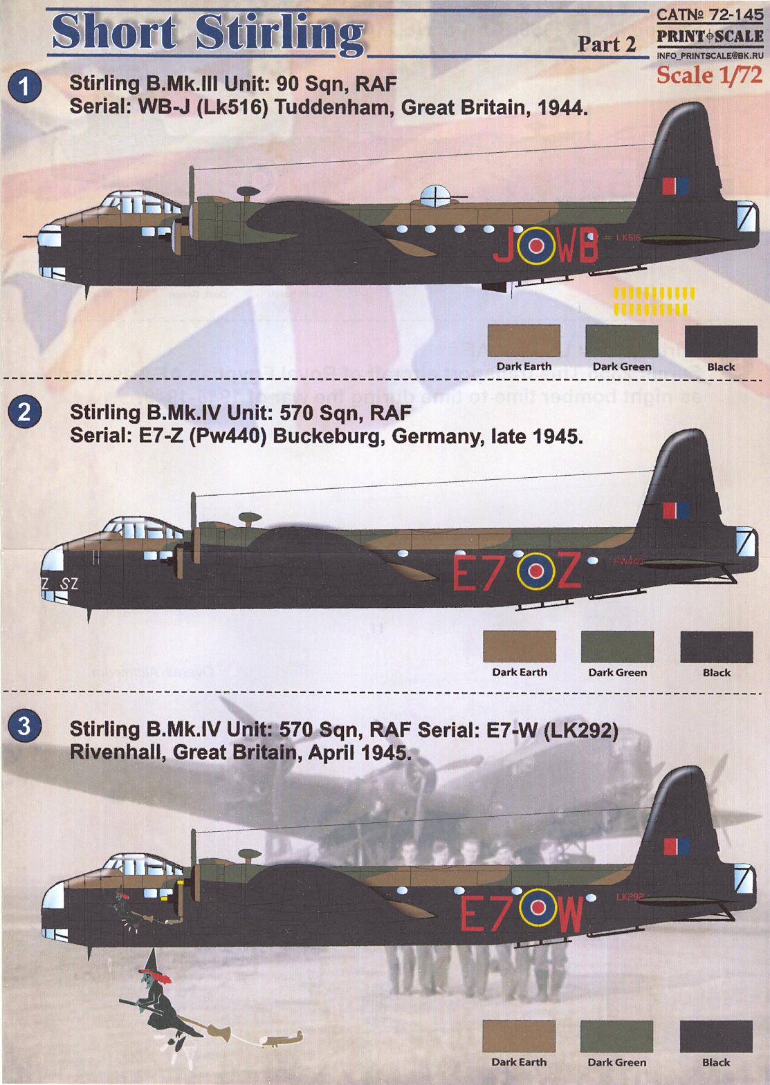 Print Scale Decals 1/72 MARTIN MARYLAND American WWII Bomber
