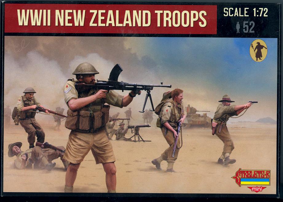 Strelets Models 1//72 WORLD WAR II NEW ZEALAND TROOPS Figure Set
