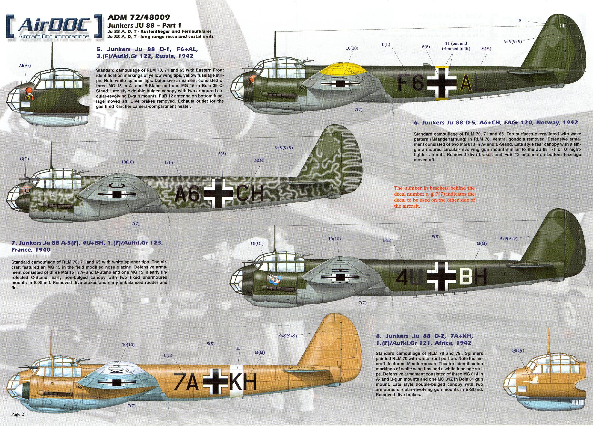 Hasegawa 007446 1/48 Junkers Ju 88A5 Ostfront