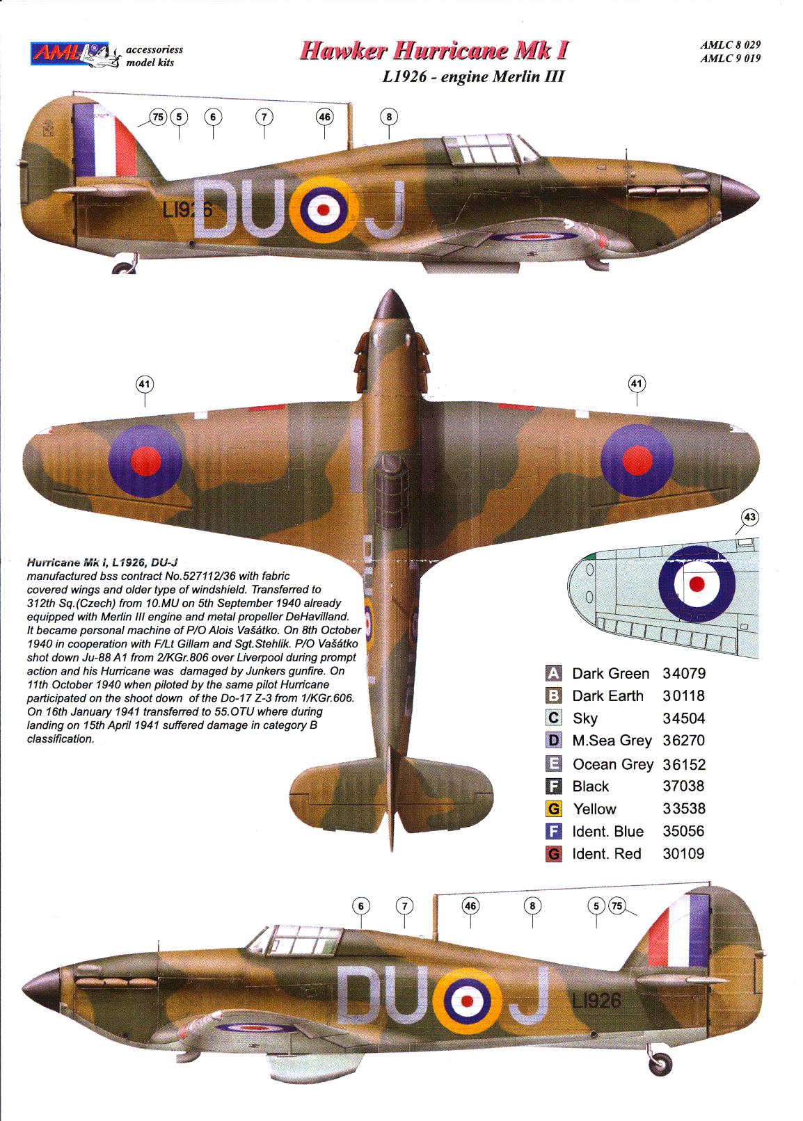 AML Models Decals 1/48 ROYAL AIR FORCE 312 SQUADRON Part 1 | eBay