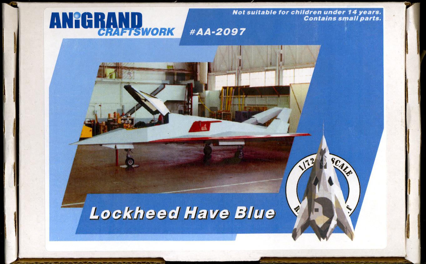 Anigrand Models 1/72 LOCKHEED HAVE BLUE Stealth Aircraft | eBay