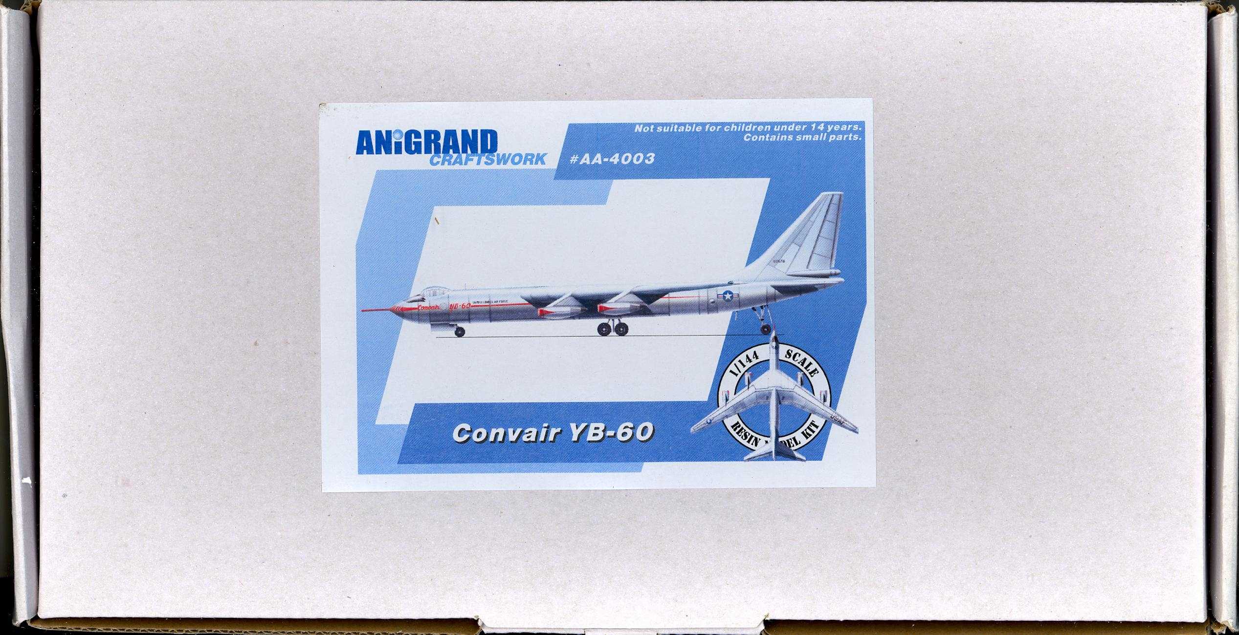 Anigrand Models 1/144 CONVAIR YB-60 American Strategic Bomber | eBay