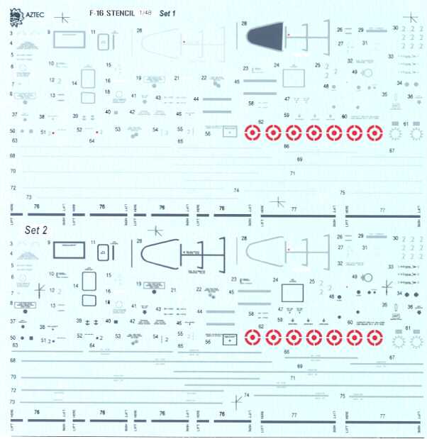 Aztec Decals 1 48 Venomous Vipers 2 F 16 Falcon Part 2