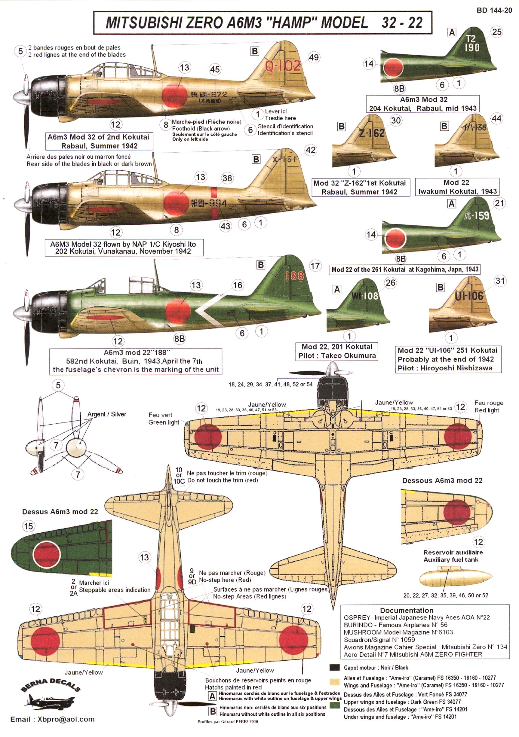 A6m zero чертежи