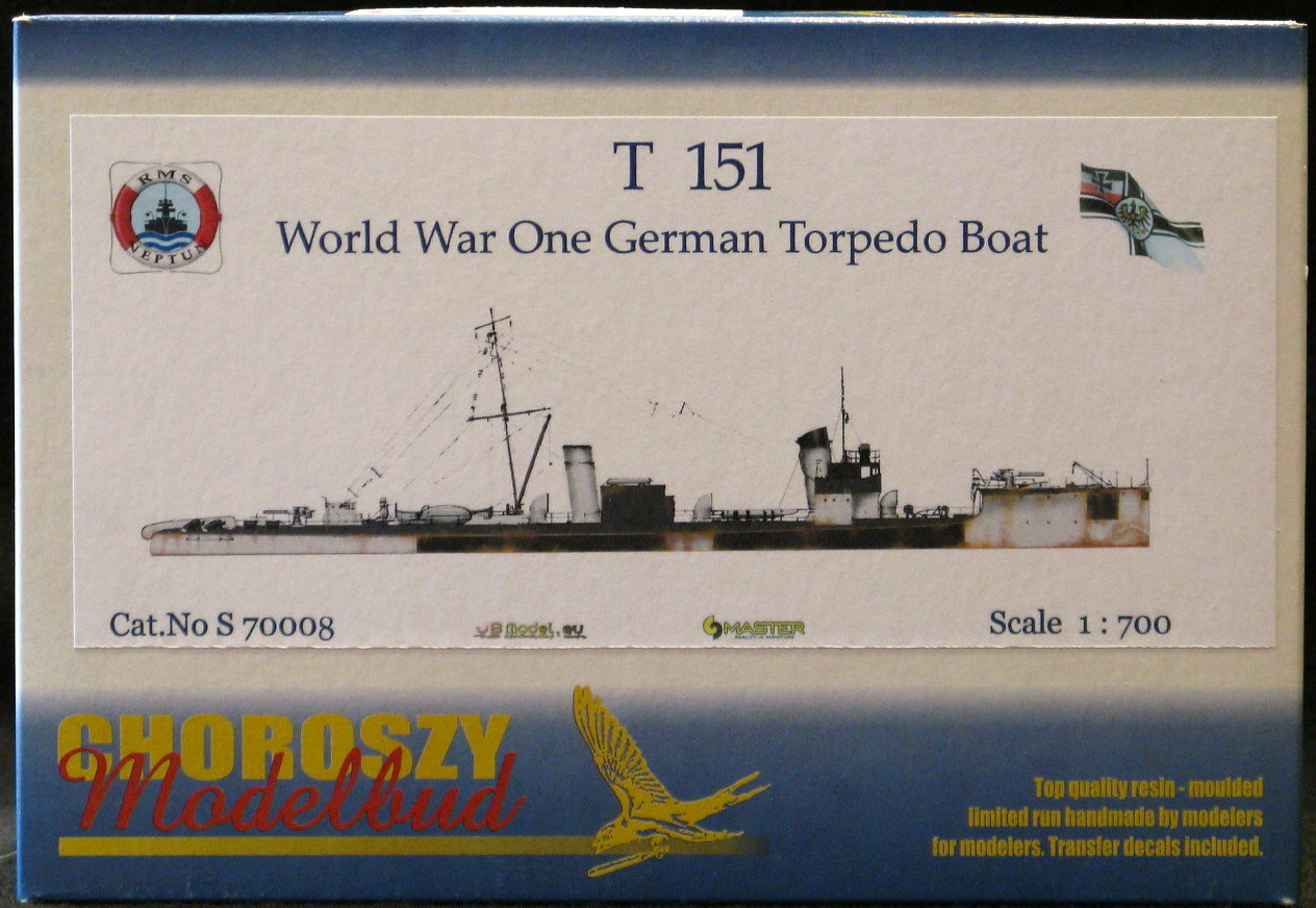 70 Choroszy GERMAN T 151 WWI TORPEDO BOAT  