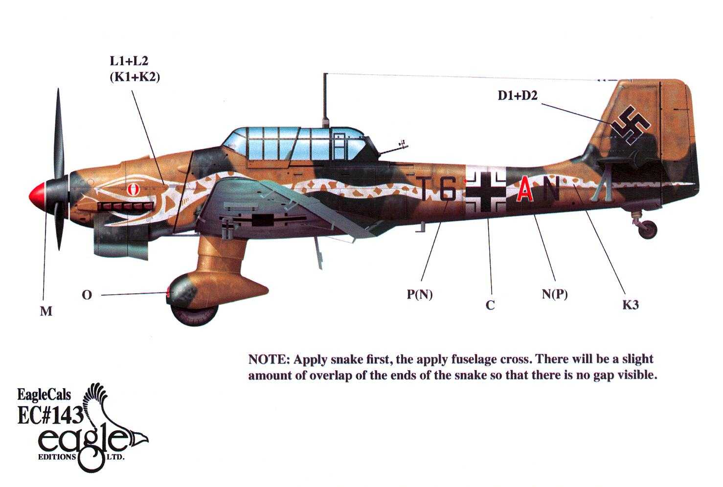 EagleCals Decals 1/72 JUNKERS Ju-87B STUKA German Dive Bomber | eBay