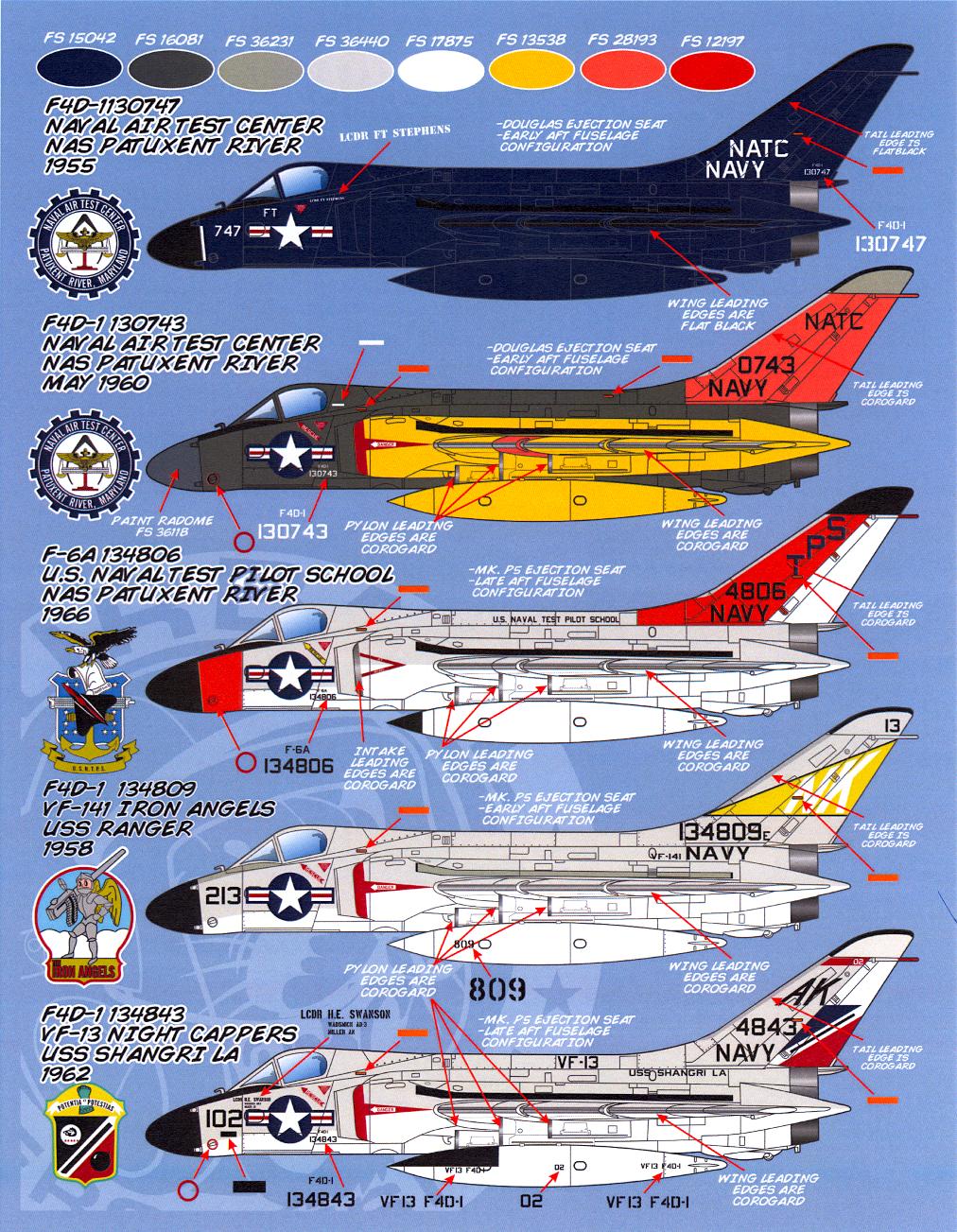 Furball Decals 1/48 DOUGLAS F4D-1 SKYRAY U.S. Navy Fighter | eBay