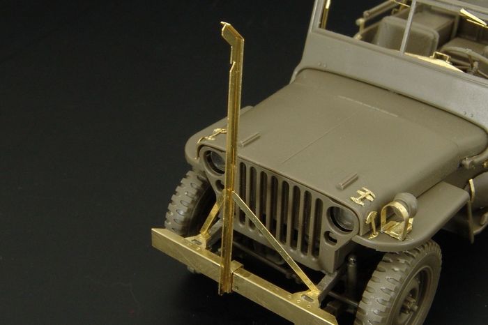 Hauler Models 1/35 WILLYS JEEP REAR BASKET AND WIRE CUTTER Photo Etch ...