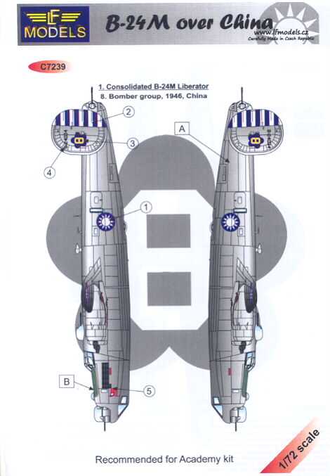 lf models decals 1 72 b 24m liberator chinese air force picture