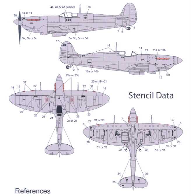 Lifelike Decals 1/32 SUPERMARINE SPITFIRE Mk.Vb Part 3  