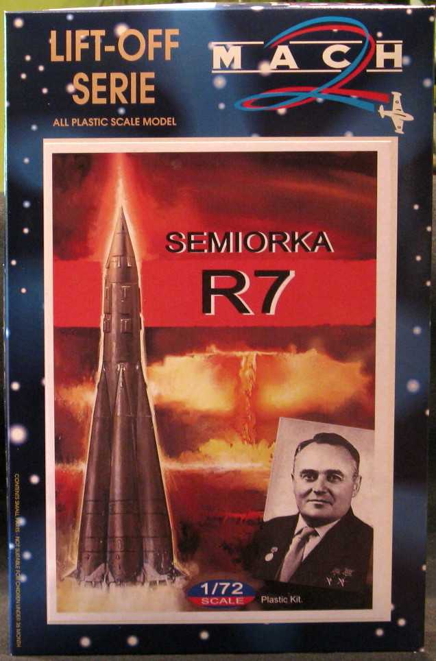 72 Mach 2 SEMIORKA R 7 Russian Rocket *MINT*  