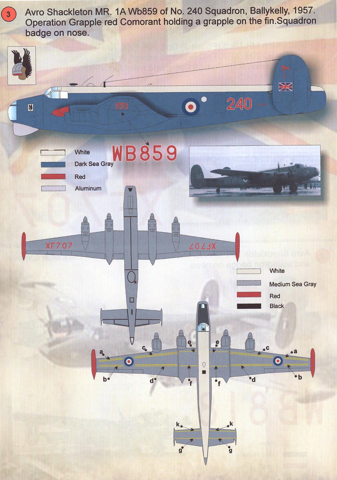 Print Scale Decals 1/72 AVRO SHACKLETON British Maritime Patrol ...