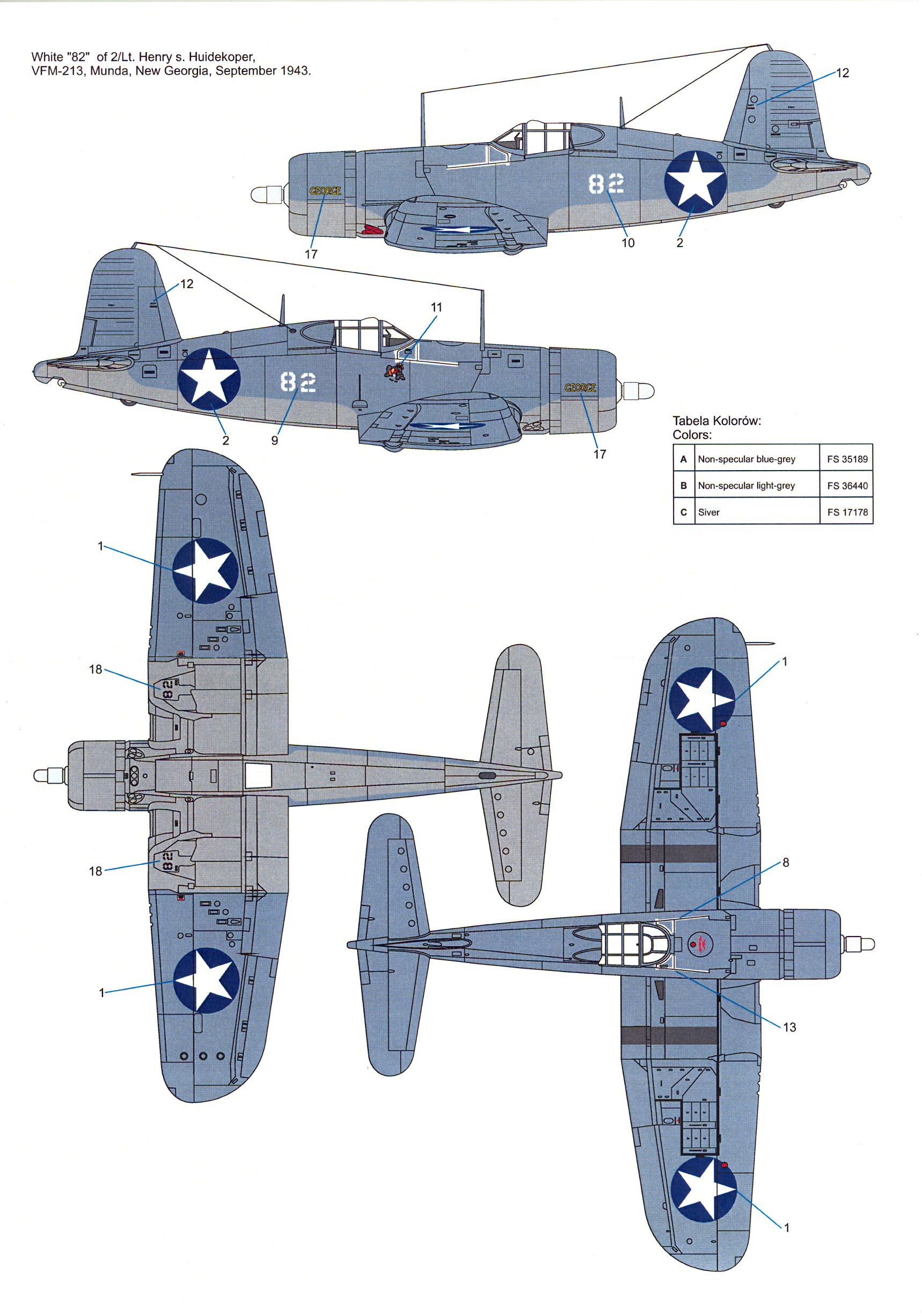 F4U Corsair Markings