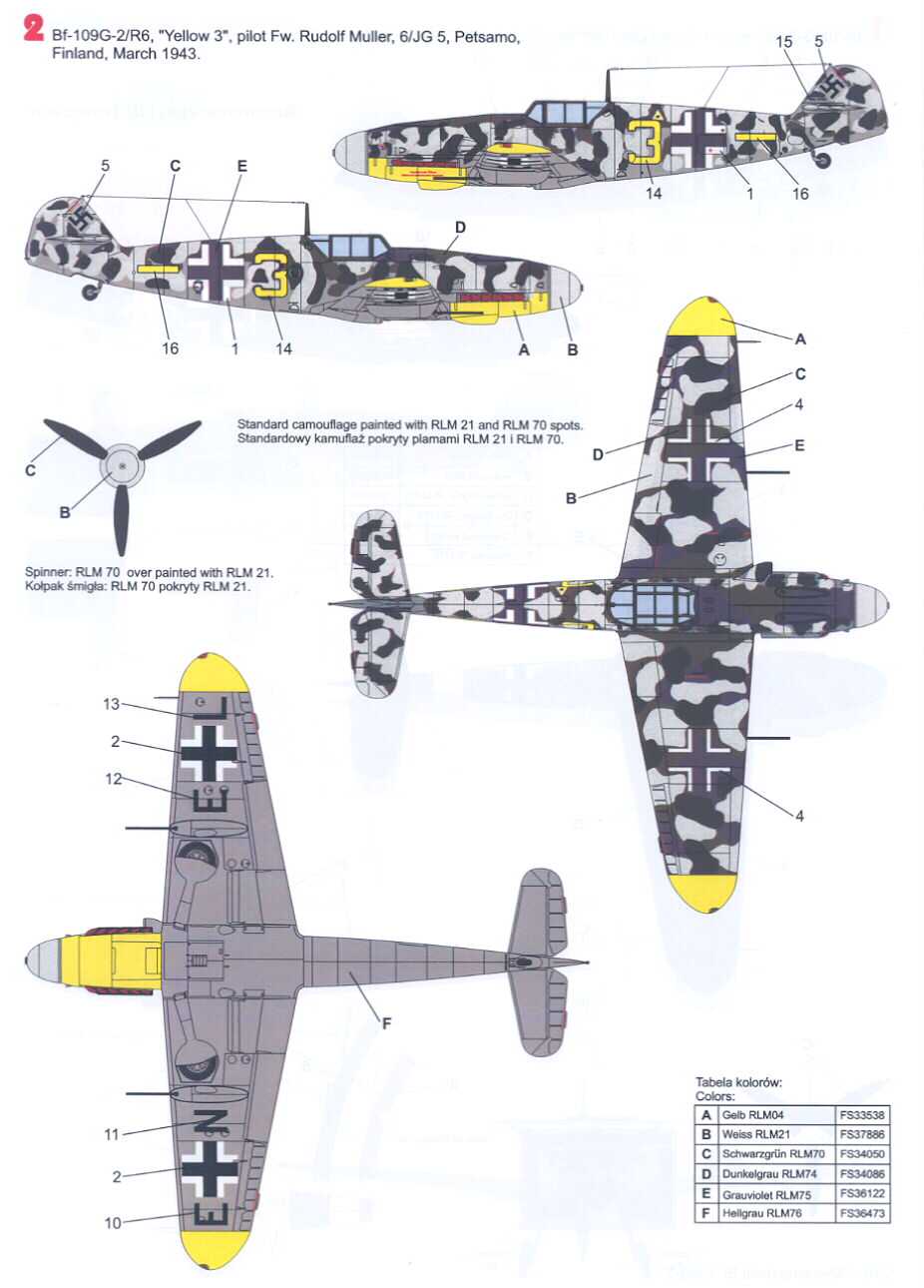 Techmod Decals 1/24 ROMANIAN MESSERSCHMITT Bf-109G 