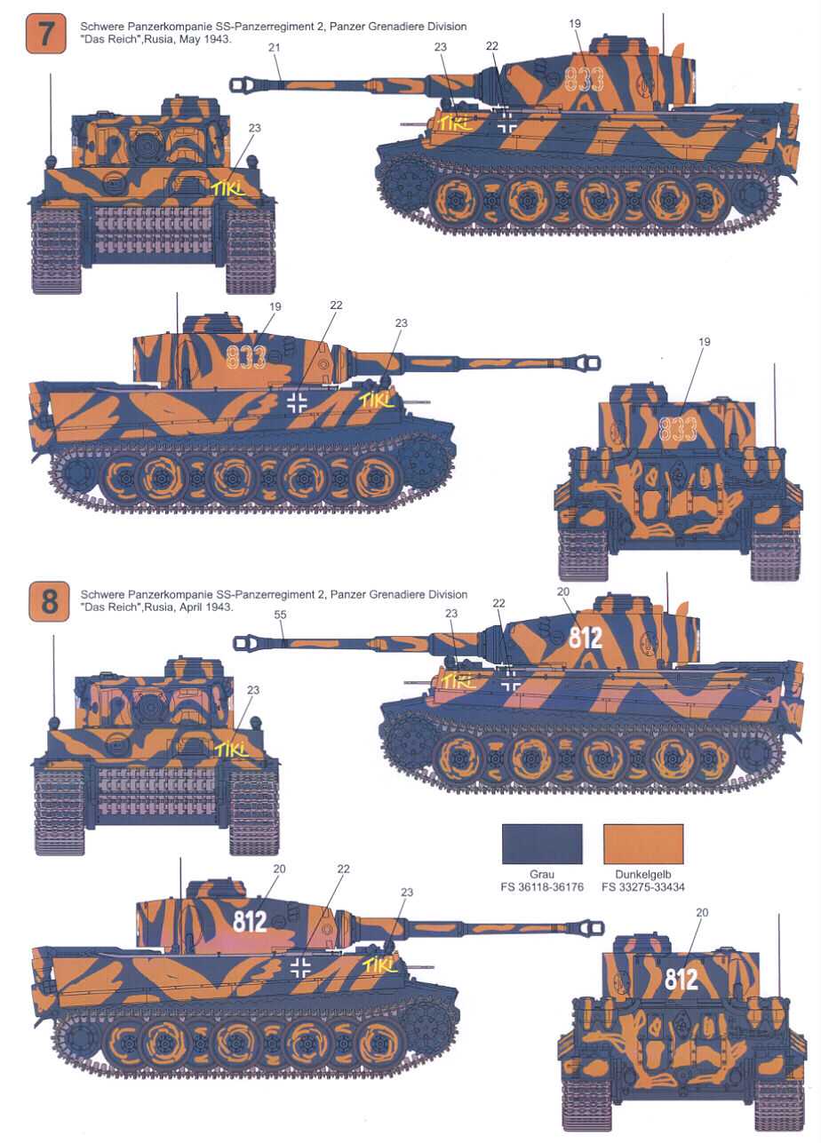 Techmod Decals 1/35 PzKpfw VI TIGER E TANK EARLY MODEL  