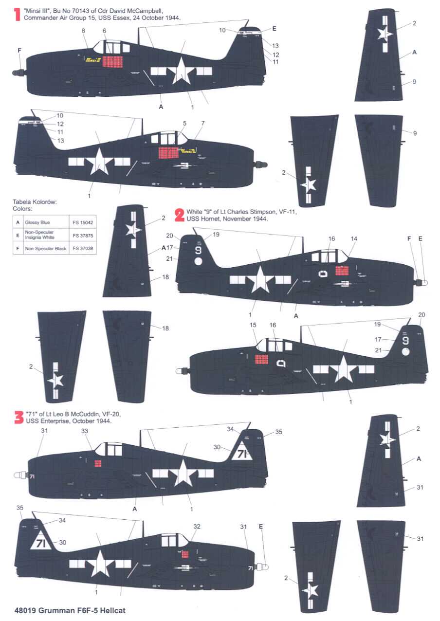 TECHMOD DECALS 1/48 GRUMMAN F6F-5 HELLCAT Fighter $9.61 - PicClick CA