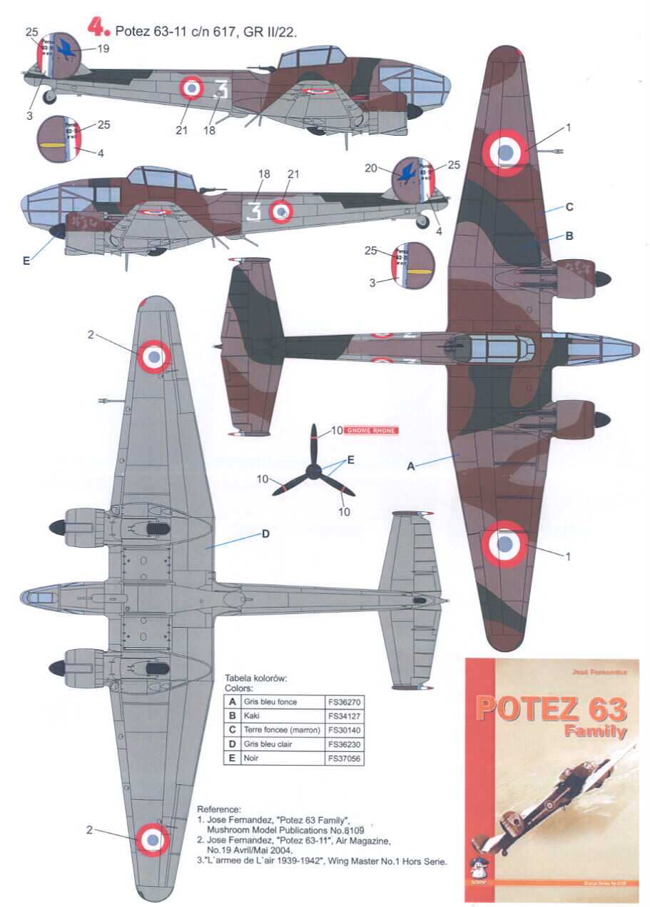 Techmod Decals 1/48 French POTEZ 63-11 Bomber with Masks | eBay