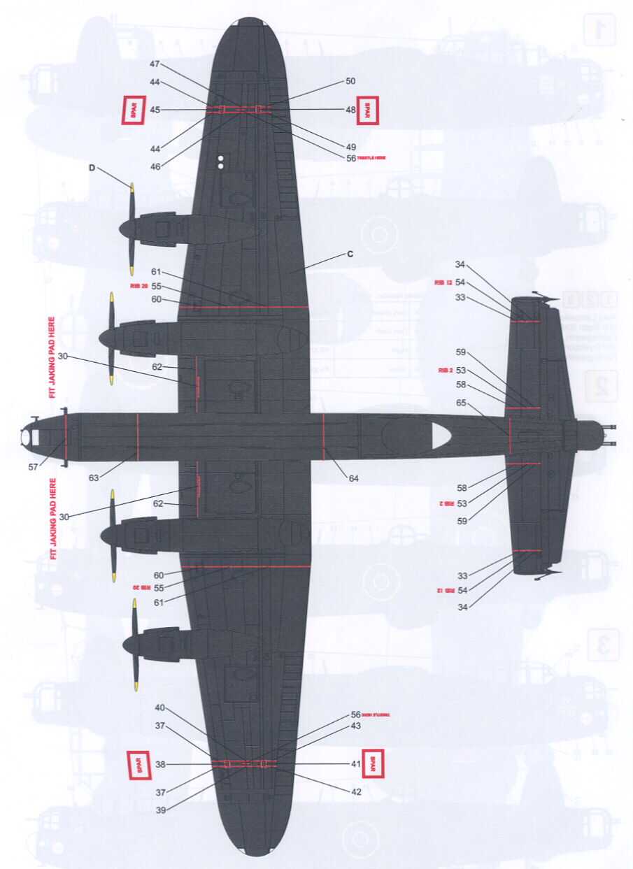 Techmod Decals 1/48 AVRO LANCASTER B Mk I Bomber  