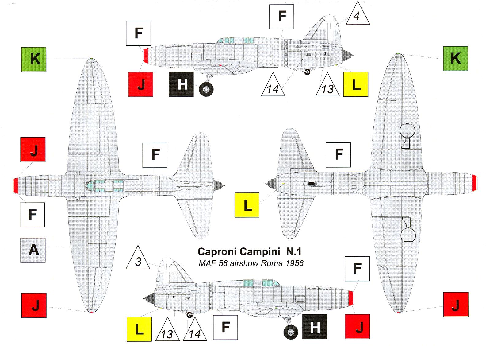 Valom Models 1/72 CAPRONI CAMPINI N.1 Italian Jet Plane | eBay