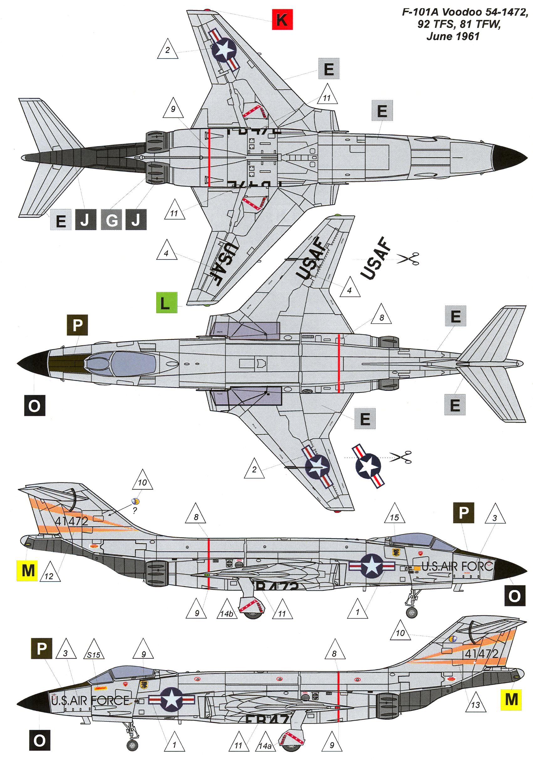 Valom Models 1/72 MCDONNEL F-101A VOODOO American Jet Fighter