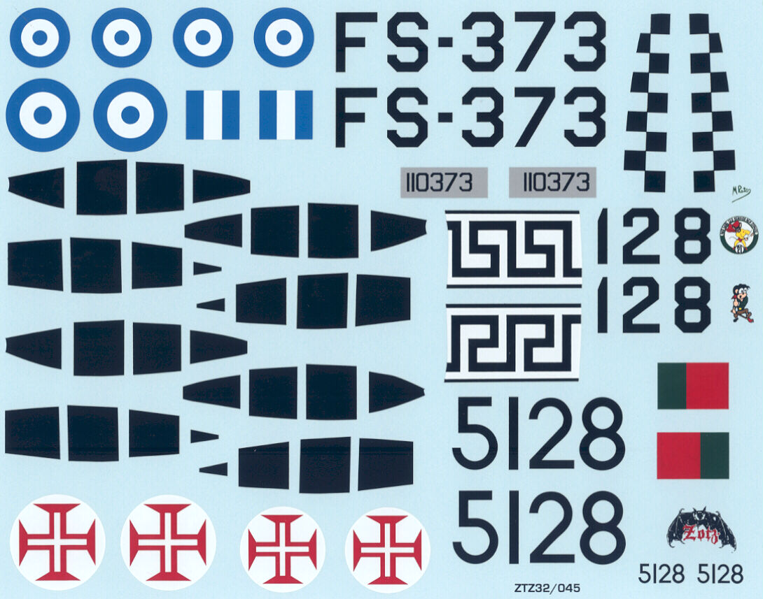 Zotz Decals 1/32 REPUBLIC F 84E F 84G THUNDERJET Part 2  