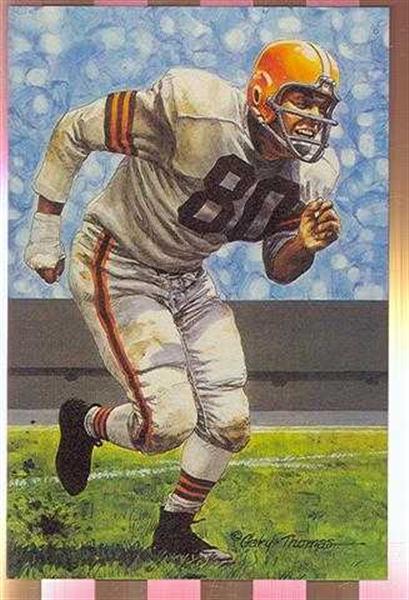 Len Ford Dons Browns Packers Goal Line Art 100