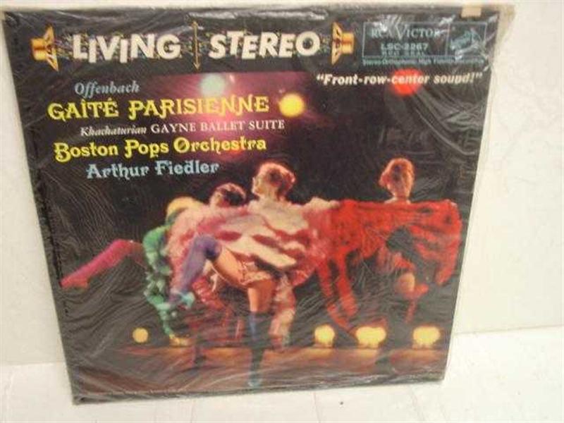 Boston Pops Arthur Fiedler LP LSC 2267 Gaite Parisienne