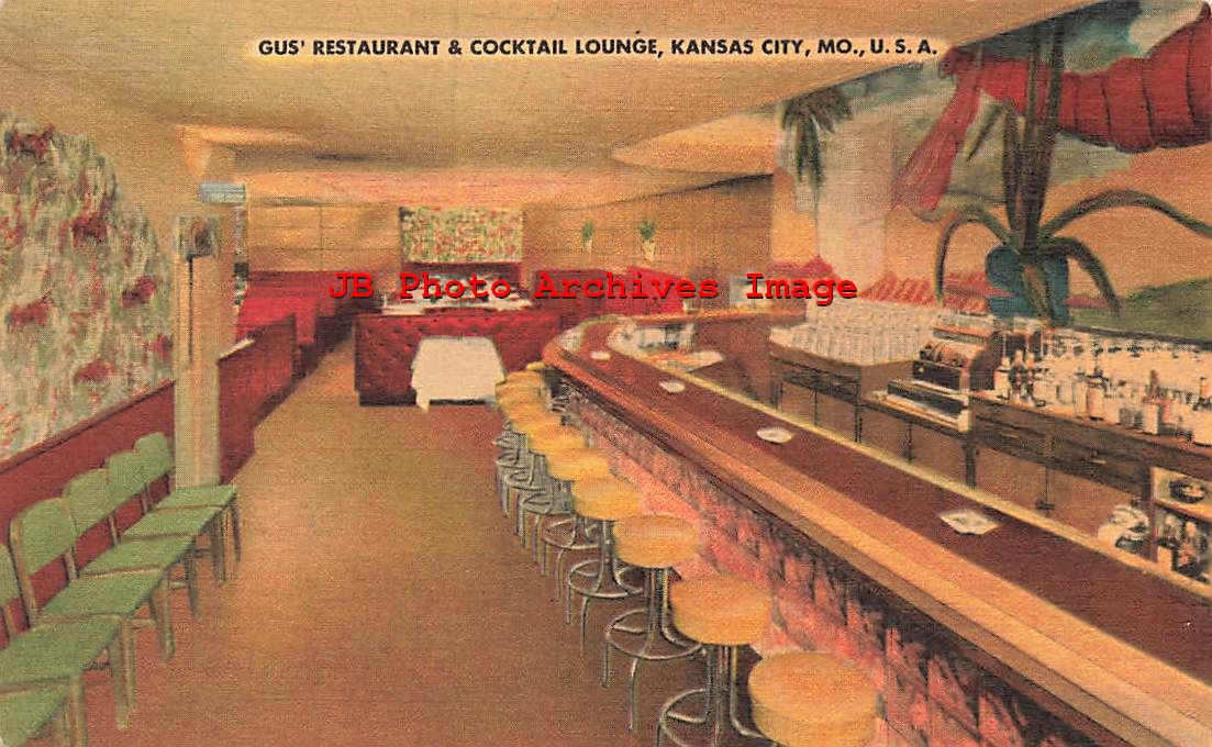 Mo Kansas City Missouri Gus Restaurant Lounge Interior Stevens Pub Ebay