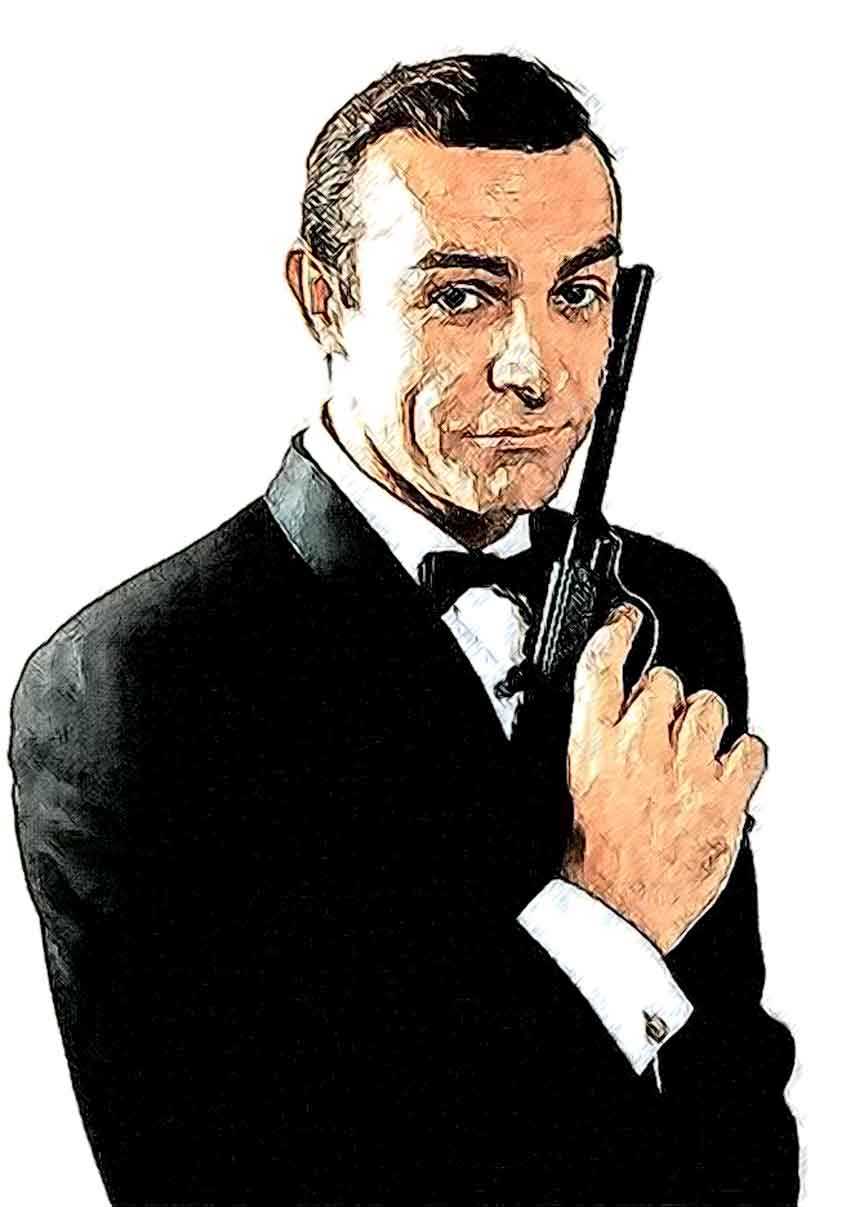 Great James Bond Sean Connery 007 Rare Art Print LE 50 | eBay