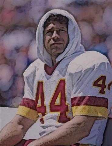 John Riggins Washington Redskins Rare Art Lithograph  